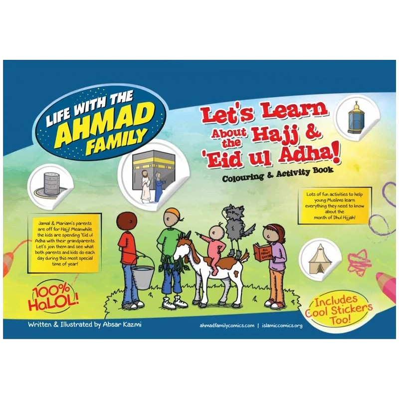 Let’s Learn about Hajj and Eid ul Adha – Coloring and Activity Book