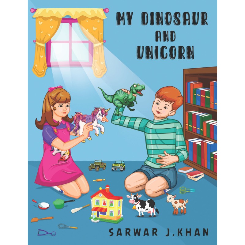 My Dinosaur and Unicorn: Bilingual (English/Urdu)