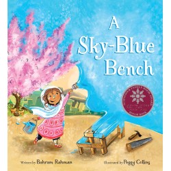 A Sky-Blue Bench