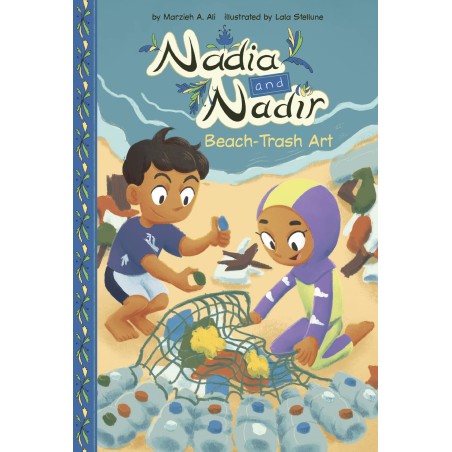 Nadia and Nadir: Beach-Trash Art